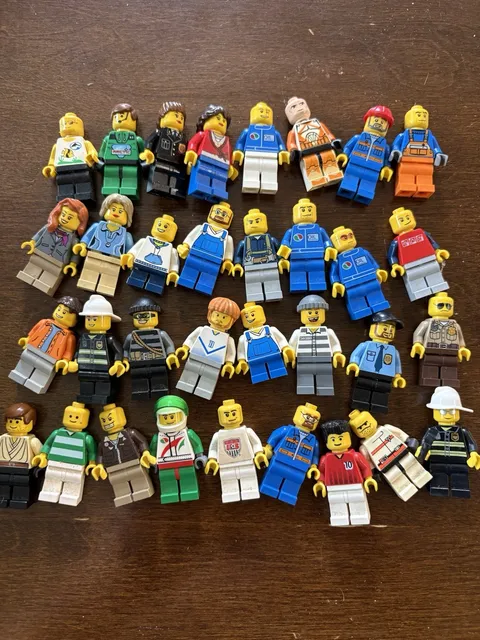LEGO Minifigure LOT of 10 RANDOM Genuine Figures Bulk Bundle Authentic Minifigs