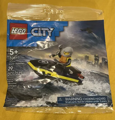 LEGO® City Police Water Scooter 30693 Complete Set Unopened Building Toy