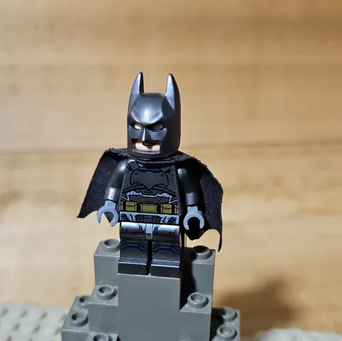 LEGO Plastic Batman Minifigure Black Suit w/ Cape & Cowl Batman Movie