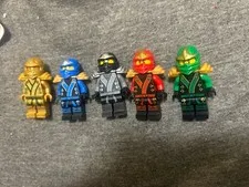 NEW Ninjago Lloyd Jay Kai Gold Cole The Final Battle Lego Minifigure Set
