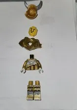 SEE PICS & DESCRIPTION  Lego  Dragon Armor Wu Minifigure BROKEN TORSO