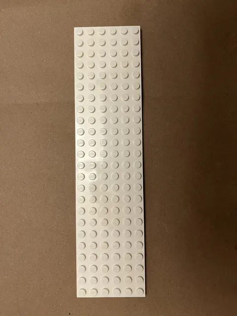 LEGO Plates 6 X 24 White 3026 Train Base - Truck Base -City Star Wars