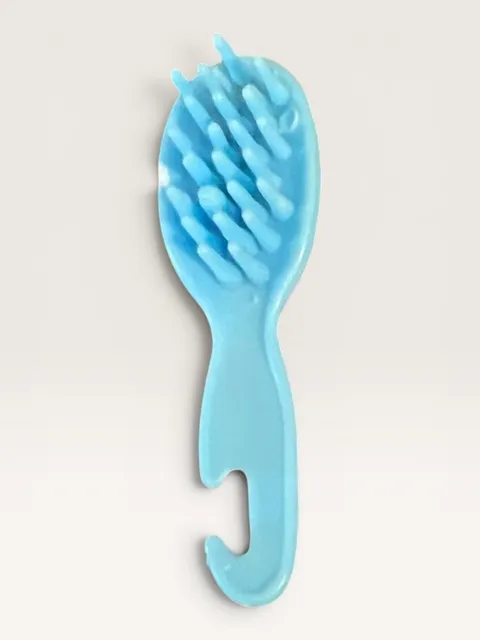 SuperStar Barbie Vintage BLUE Brush LOL OMG Clone Bratz Fashion Hairbrush Bow