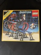 Lego Space Police Set 6955 Space Lock-Up Isolation Base Minifigs, Booklet & Box