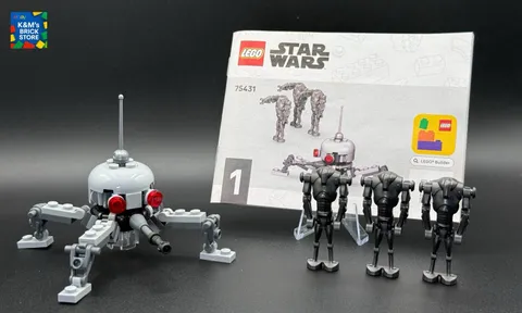 LEGO Stars Wars Dwarf Spider Droid & 3 Super Battle Droids sw0965 From 75431