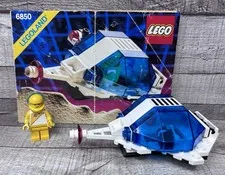 LEGO 6850 Auxiliary Patroller Space Futuron 100% Complete w/ Manual