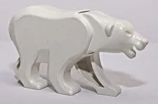 Vintage LEGO White Polar Bear x206c01 Artic Animal Minifigure