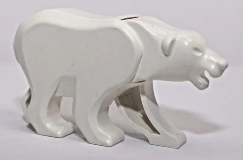 Vintage LEGO White Polar Bear x206c01 Artic Animal Minifigure
