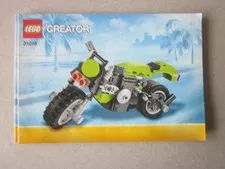 Lego Building Instructions Instruction Creator 31018 Green Motorcycle Green Bike