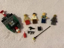 LEGO Minifigure Lot with Vehicle, Batman Mask & Accessories