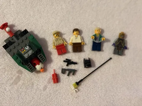 LEGO Minifigure Lot with Vehicle, Batman Mask & Accessories
