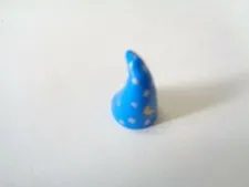 LEGO Minifigure, Headgear Hat, Cone Drooping Wizard with Silver Stars 17349pb01
