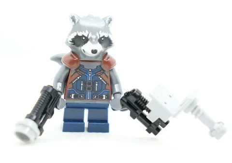 Rocket Raccoon Dark Blue 76079 76102 Guardians Galaxy Super Hero LEGO Minifigure