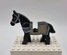 LEGO Prince of Persia (4493c01pb06) Aksh Black Horse Blanket Minifigure 7569