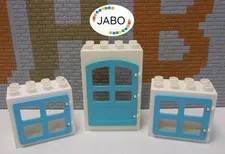 (RB 5) LEGO Duplo 1x Door 2x Windows for Farm House