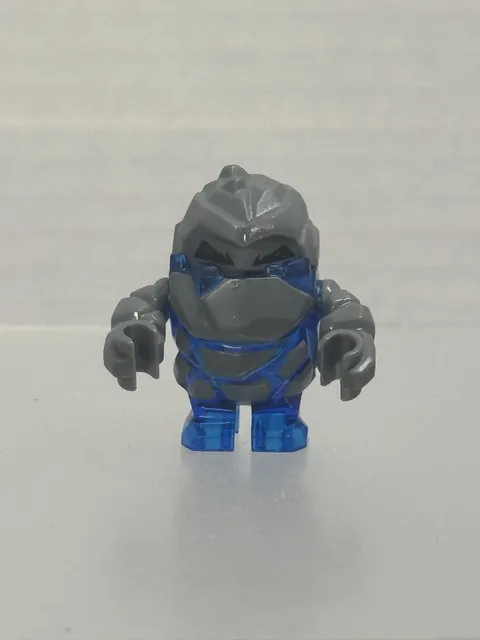 LEGO Power Miners Rock Monster Glaciator Minifigure Trans-Dark Blue