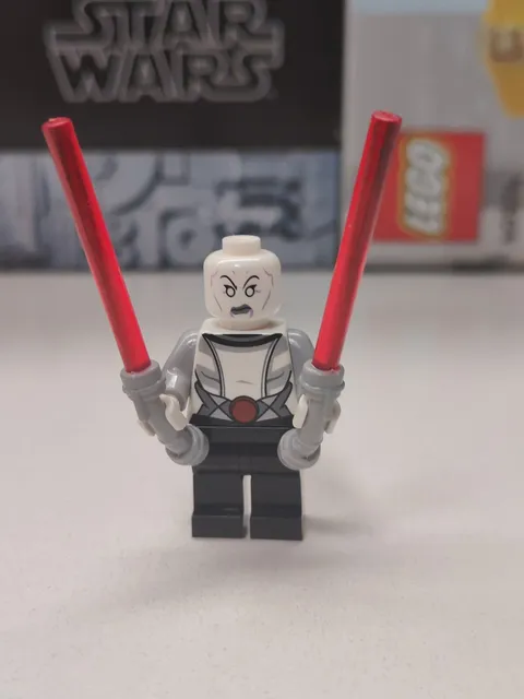 NEW Star Wars Asajj Ventress (White Torso) Custom Lego Minifigure 75087 Anakin