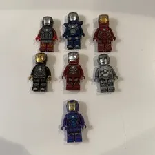 Lego Marvel Iron Man Armour Lot W rescue