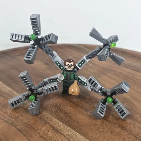 Lego Marvel Super Heroes Dr Octopus Otto Octavius Doc Ock Sh0687 With Arms