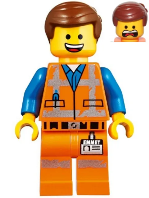 LEGO: Emmet Smile Scream Worn Uniform (tlm113)