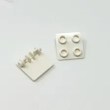 6134 LEGO Parts Hinge Brick 2x2 Top Plate WHITE (2)