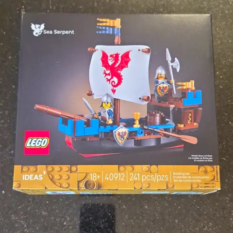 LEGO Ideas Promotional Sea Serpent 40912 241pc Complete Set 18+ Box
