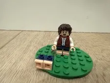 LEGO Icons Frodo Baggins Minifigure 10354 The Shire lor143 (+ Ring and Sitting)
