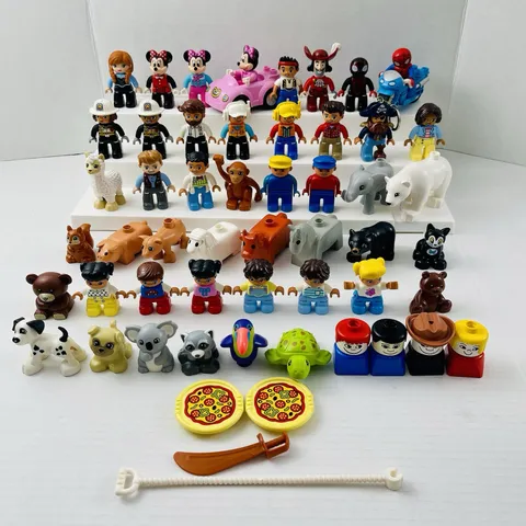 Lego Duplo Figures Adults Kids Lot Of 40 Disney DC Animals Accessories