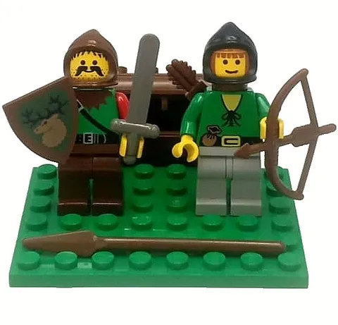 LEGO Castle Forestmen Elkwood Minifigures with Bangs Lot