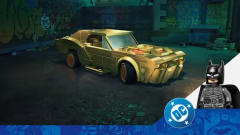 Lego Batman: Legacy of the Dark Knight GOLDEN Batmobile reward for the game