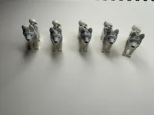 Lego Animal Husky Dog Blue Eyes Lot Of 5