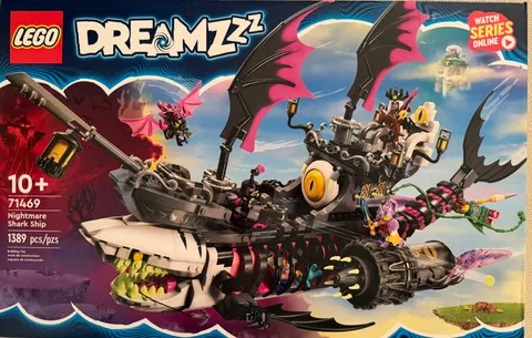 LEGO 71469 Dreamzzz: Nightmare Shark Ship - Retired Brand New in Box