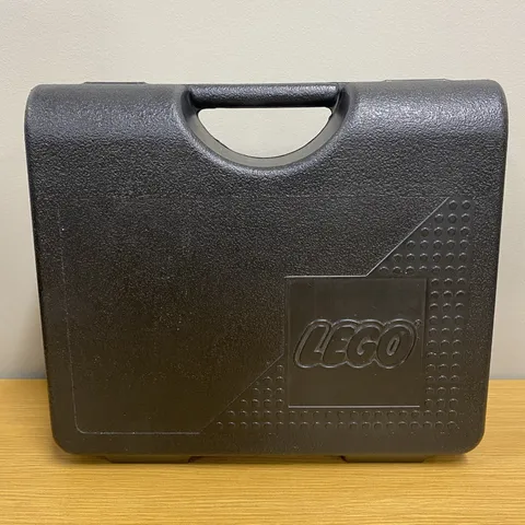 Vintage Lego Black Storage Carrying Case Plastic Latch Closure Box 1997 USA Made
