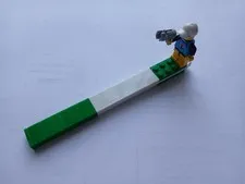 Lego Iconic Pen Green with Lego Man