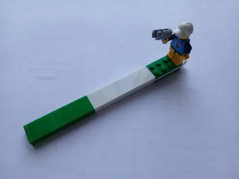 Lego Iconic Pen Green with Lego Man
