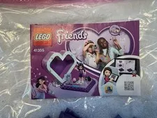 LEGO Friends 41355 Stephanie's Heart Box Bricks & Pieces Bulk Lot 85pcs Bag