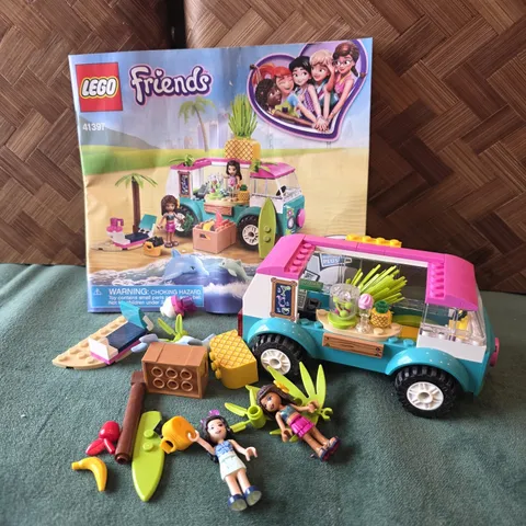 2020 LEGO Friends 41397 Juice Truck Building Set Retired No Box Includes Manual
