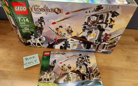 Lego Castle Drawbridge Defense 7079 Empty Box & Instructions Only