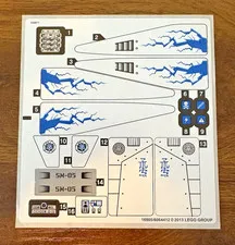LEGO 70724 - Ninjago - NinjaCopter - STICKER SHEET