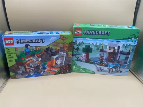 Lego Minecraft Lots(2) Complete Unknown See Pictures  As Is