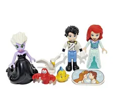 LEGO Disney Princess Little Mermaid Mini Doll Bundle Eric Ariel Ursula Animals