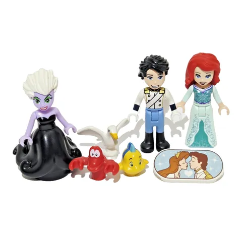 LEGO Disney Princess Little Mermaid Mini Doll Bundle Eric Ariel Ursula Animals