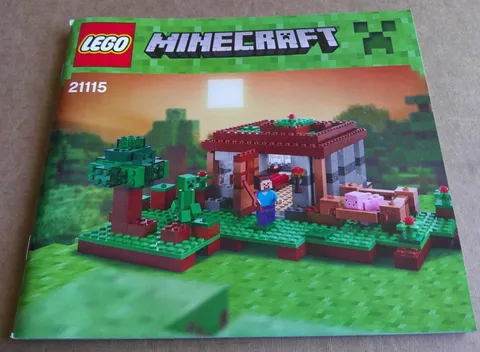 LEGO Minecraft "The First Night" Set #21115 Instruction Booklet Manual ONLY!!!
