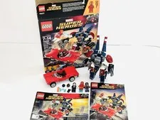 LEGO Marvel Iron Man Detroit Steel Strikes 76077 100% Complete Instruction & Box