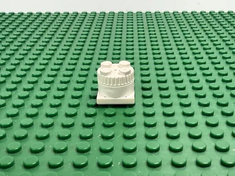 1980s LEGO White Electric Sound Siren 9V 2x2x1 1/3 w/2 Space Noises 6750#4774c02