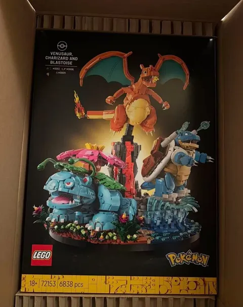 LEGO Pokemon 72153 Venusaur Charizard Blastoise 6838pcs NEW SEALED MISB 18+