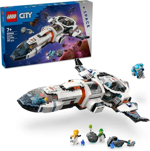 Brand New LEGO City Space 60446 Galactic Spaceship Set (717 Pieces) Unopened