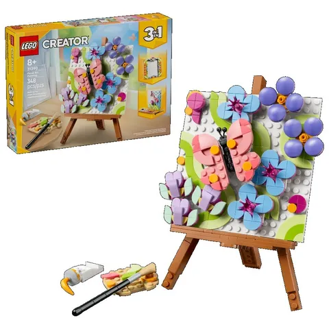 ⭐LEGO Creator 3 in 1 Floral Art Decor Painting - Building Toy 31390 ⭐