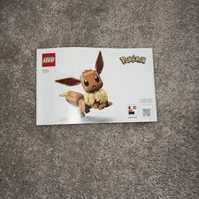 Lego Pokémon Eevee 72151 Manual Only