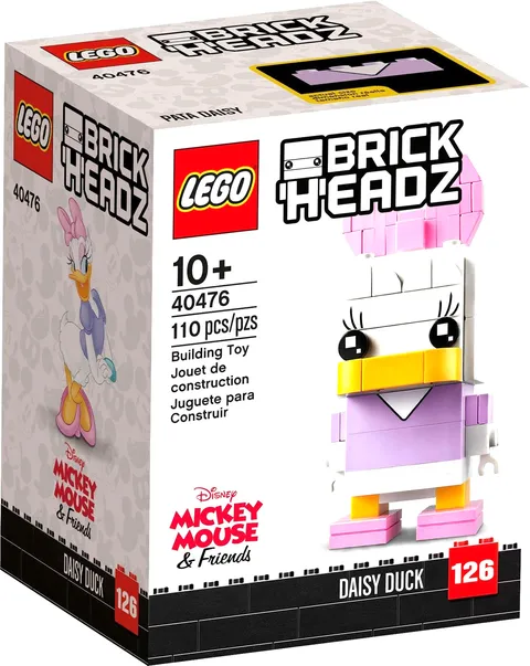 LEGO RETIRED BRICK HEADZ 40476 Daisy Duck    **FREE SHIPPING**